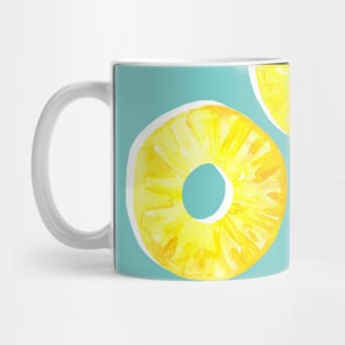 3 Watercolor Pineapple Slices Mug